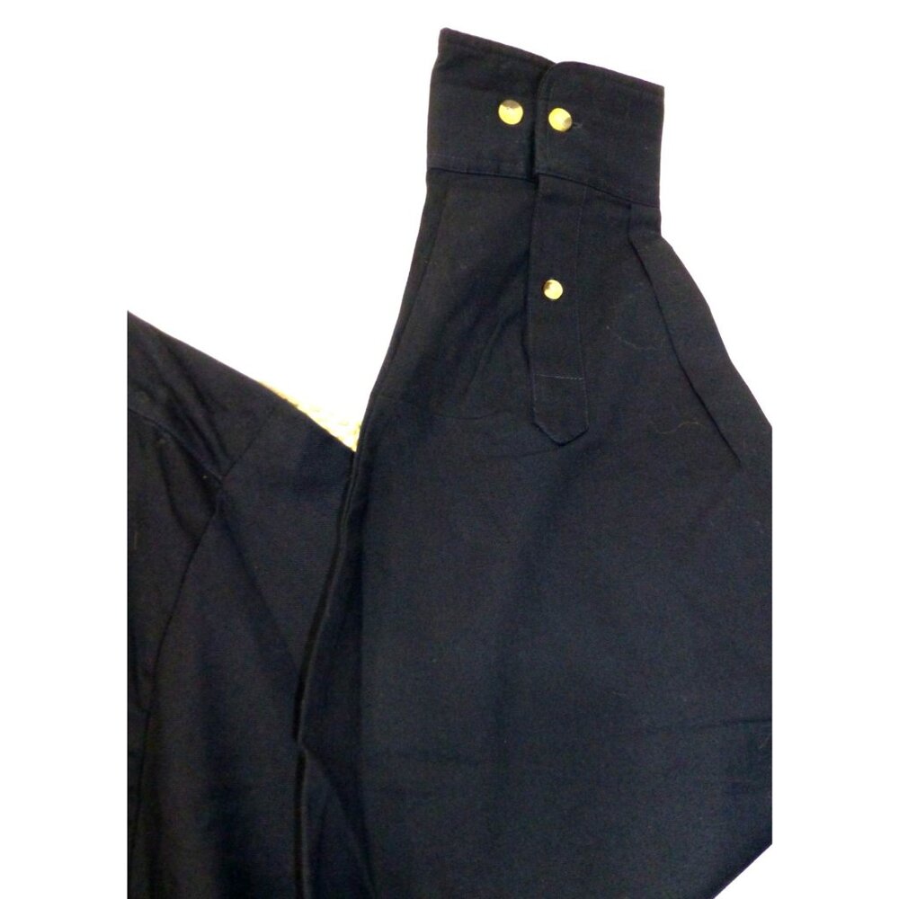 VTG NWT Bonanza By Wrangler Mens Western Shirt XL Colorblock Navy & Cream Embroi - Picture 8 of 14